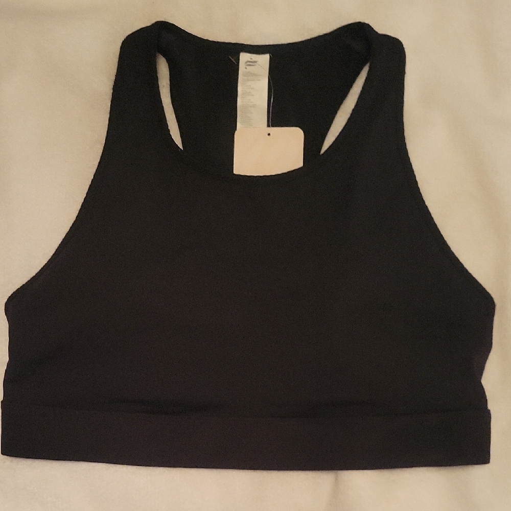 Black Racerback Sports Bra